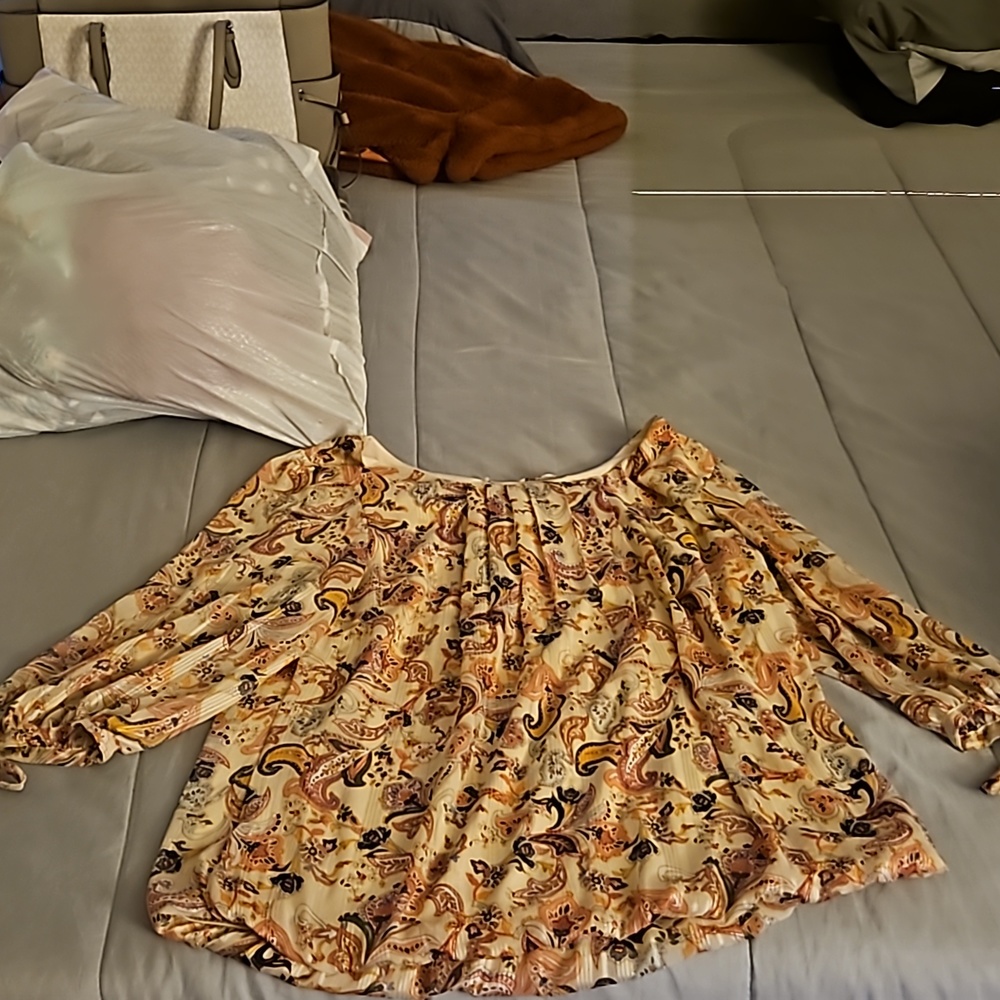 Paisley print blouse